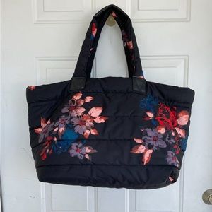 Floral tote bag